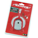 Neilsen Magnetic Mounting Spray Gun Holder Double Prong Steel Hook 50mm